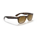 Ray-Ban - Ray-Ban New Wayfarer RB2132 710/51 – Occhiali da Sole Havana Chiaro con Lenti Marroni Sfumate -
