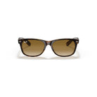 Ray-Ban - Ray-Ban New Wayfarer RB2132 710/51 – Occhiali da Sole Havana Chiaro con Lenti Marroni Sfumate -