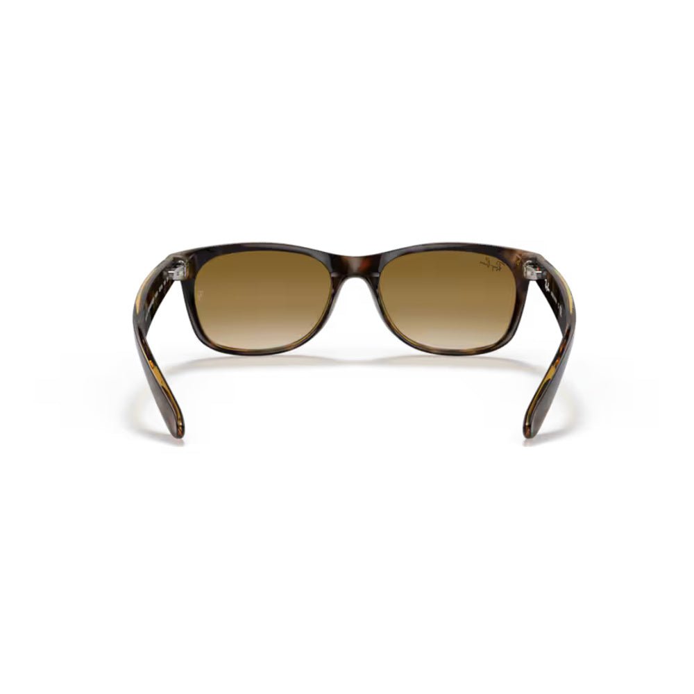 Ray-Ban - Ray-Ban New Wayfarer RB2132 710/51 – Occhiali da Sole Havana Chiaro con Lenti Marroni Sfumate -