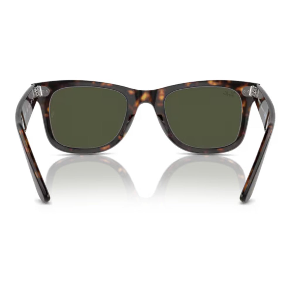 Ray-Ban - Ray-Ban RB2140 Original Wayfarer Classic 902 – Occhiali da Sole Tartarugati con Lenti Verdi -