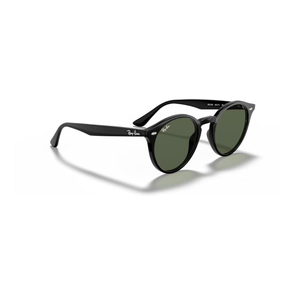 Ray-Ban - Ray-Ban RB2180 601/71 – Occhiali da Sole Neri con Lenti Verde Scuro -
