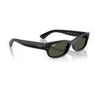 Ray-Ban - Ray-Ban RB2236 901/31 – Occhiali da Sole Neri con Lenti Verdi -