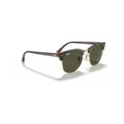 Ray-Ban - Ray-Ban RB3016 Clubmaster Classic W0366 – Occhiali da Sole Tartarugati con Lenti Verdi -