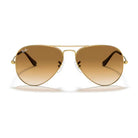 Ray-Ban - Ray-Ban RB3025 Aviator Gradient 001/51 – Occhiali da Sole Oro con Lenti Marroni Sfumate -