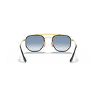 Ray-Ban - Ray-Ban RB3648M Marshal II 91673F – Occhiali da Sole Oro Arista con Lenti Azzurre Sfumate -