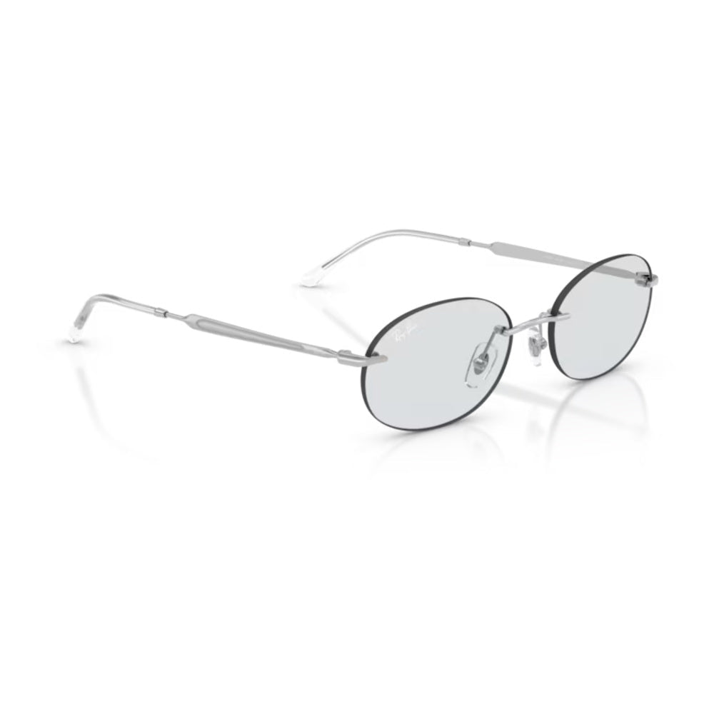 Ray-Ban - Ray-Ban RB3767 003/MF – Occhiali da Sole Argento con Lenti Zaffiro Transitions® -