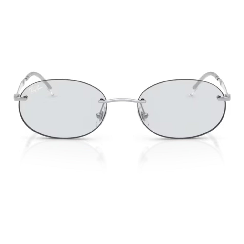 Ray-Ban - Ray-Ban RB3767 003/MF – Occhiali da Sole Argento con Lenti Zaffiro Transitions® -