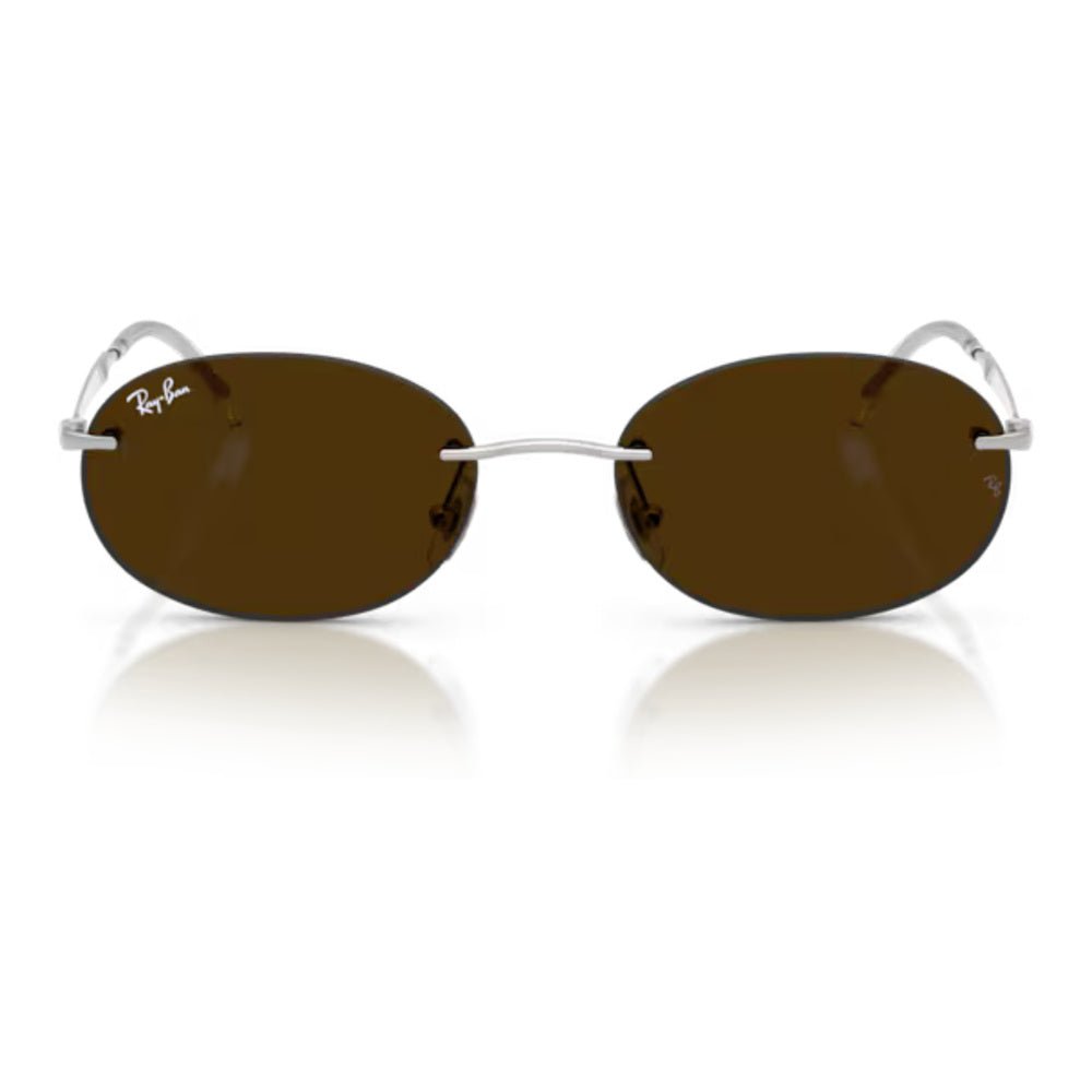 Ray-Ban - Ray-Ban RB3767 003/MG – Occhiali da Sole Argento con Lenti Ambra Transitions® -