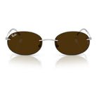 Ray-Ban - Ray-Ban RB3767 003/MG – Occhiali da Sole Argento con Lenti Ambra Transitions® -