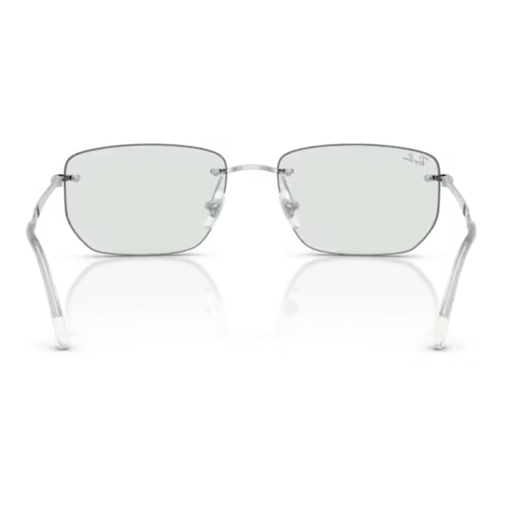Ray-Ban - Ray-Ban RB3768 003/M1 – Occhiali da Sole Argento con Lenti Smeraldo Transitions® -