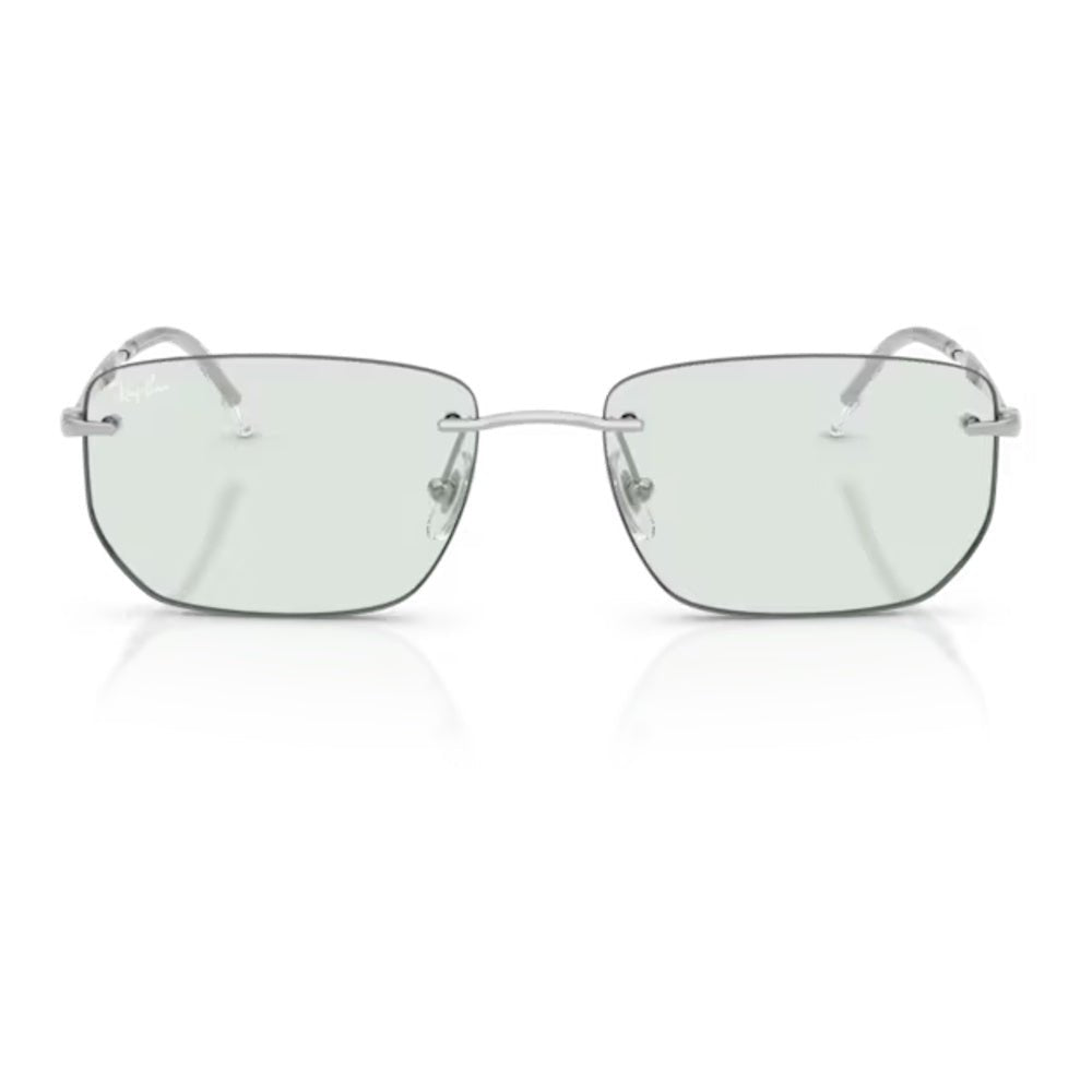 Ray-Ban - Ray-Ban RB3768 003/M1 – Occhiali da Sole Argento con Lenti Smeraldo Transitions® -