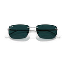 Ray-Ban - Ray-Ban RB3768 003/M1 – Occhiali da Sole Argento con Lenti Smeraldo Transitions® -