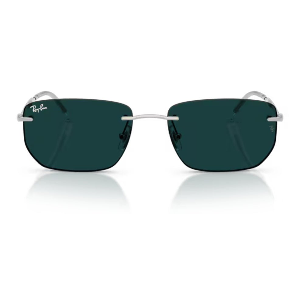 Ray-Ban - Ray-Ban RB3768 003/M1 – Occhiali da Sole Argento con Lenti Smeraldo Transitions® -