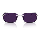 Ray-Ban - Ray-Ban RB3768 003/MH – Occhiali da Sole Argento con Lenti Ametista Transitions® -