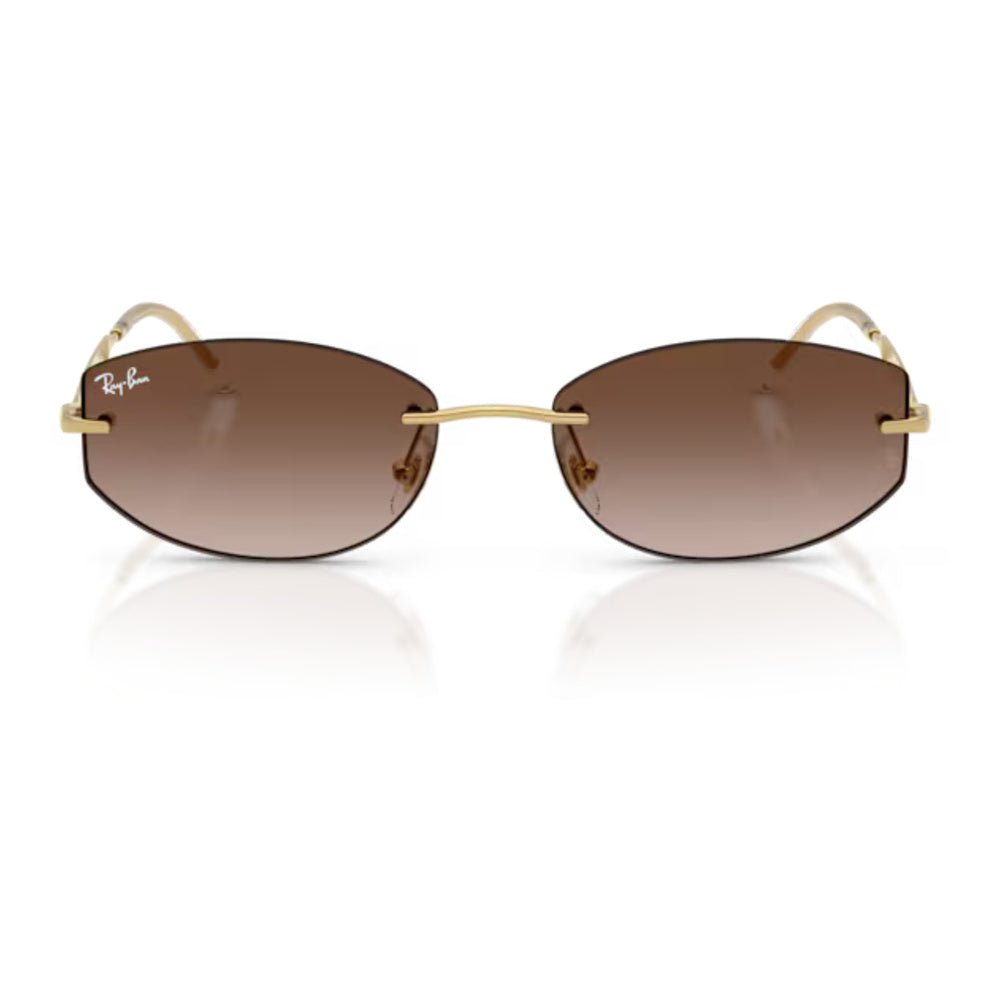 Ray-Ban - Ray-Ban RB3792 001/13 – Occhiali da Sole Oro con Lenti Marroni Sfumate -