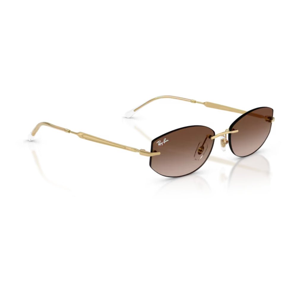 Ray-Ban - Ray-Ban RB3792 001/13 – Occhiali da Sole Oro con Lenti Marroni Sfumate -