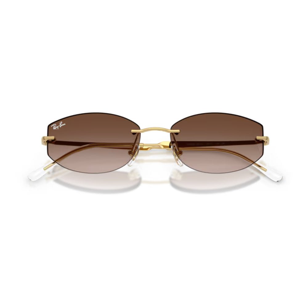 Ray-Ban - Ray-Ban RB3792 001/13 – Occhiali da Sole Oro con Lenti Marroni Sfumate -