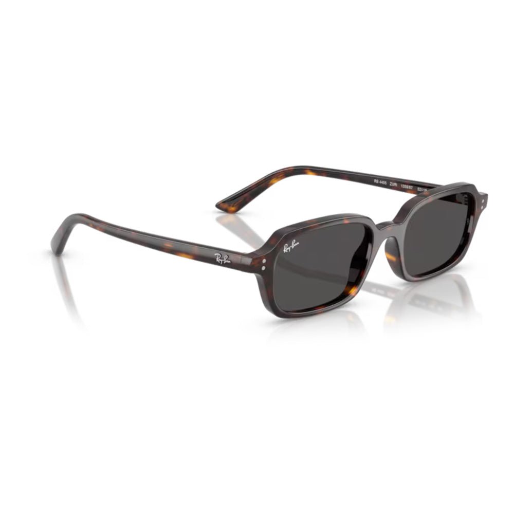 Ray-Ban - Ray-Ban RB4455 Zuri Bio-Based 135987 – Occhiali da Sole Havana e Lenti Grigio Scuro -