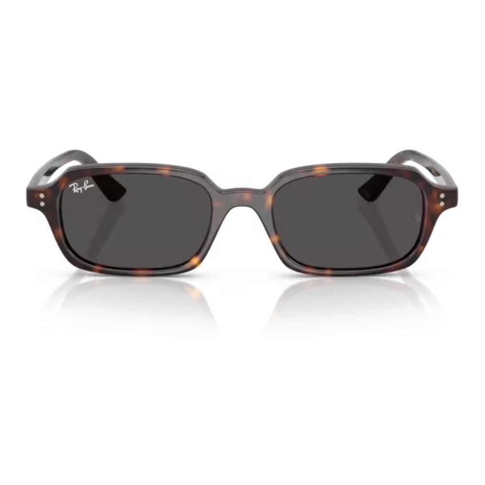 Ray-Ban - Ray-Ban RB4455 Zuri Bio-Based 135987 – Occhiali da Sole Havana e Lenti Grigio Scuro -