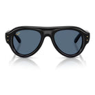 Ray-Ban - Ray-Ban RB4925 Aviator Puffer 601/80 – Occhiali da Sole Neri con Lenti Blu Scuro -