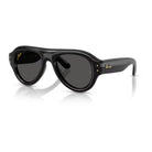 Ray-Ban - Ray-Ban RB4925 Aviator Puffer 601/87 – Occhiali da Sole Neri Unisex -