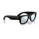Ray-Ban - Ray-Ban RB4940 Wayfarer Puffer 601/30 – Occhiali da Sole Neri con Lenti Specchiate Argento-Verdi -