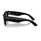 Ray-Ban - Ray-Ban RB4940 Wayfarer Puffer 601/30 – Occhiali da Sole Neri con Lenti Specchiate Argento-Verdi -