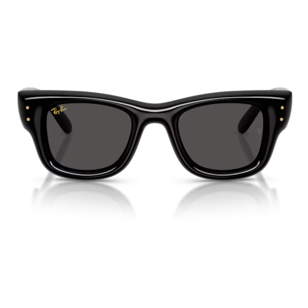 Ray-Ban - Ray-Ban RB4940 Wayfarer Puffer 601/87 – Occhiali da Sole Neri con Lenti Ultra Black -