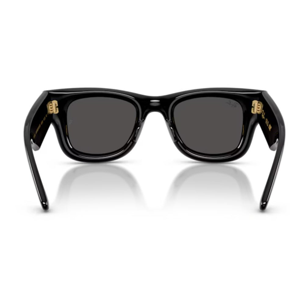 Ray-Ban - Ray-Ban RB4940 Wayfarer Puffer 601/87 – Occhiali da Sole Neri con Lenti Ultra Black -
