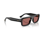 Ray-Ban - Ray-Ban RB4954 Flacko Puffer 601/69 – Occhiali da Sole Neri con Lenti Viola -