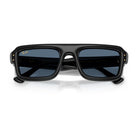 Ray-Ban - Ray-Ban RB4954 Flacko Puffer 601/80 – Occhiali da Sole Neri con Lenti Blu Scuro -