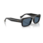 Ray-Ban - Ray-Ban RB4954 Flacko Puffer 601/80 – Occhiali da Sole Neri con Lenti Blu Scuro -