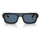 Ray-Ban - Ray-Ban RB4954 Flacko Puffer 601/80 – Occhiali da Sole Neri con Lenti Blu Scuro -