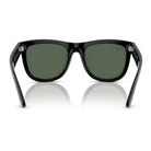 Ray-Ban - Ray-Ban Wayfarer Reverse RBR0502S 6677VR – Occhiali da Sole Neri con Lenti Verde Scuro -