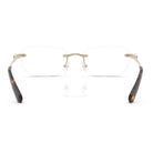 Swarovski - Swarovski SK1037 4028 – Occhiali da Vista Rimless Oro Pallido Donna - occhiali da vista