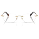 Swarovski - Swarovski SK1037 4028 – Occhiali da Vista Rimless Oro Pallido Donna - occhiali da vista