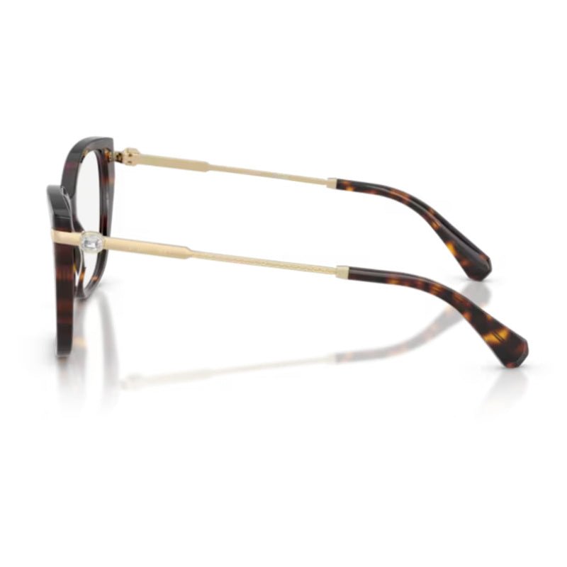 Swarovski - Swarovski SK2060 1002 – Occhiali da Vista Cat-Eye Havana Donna - occhiali da vista