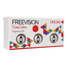 VisionOttica Infinity - FREEVISION Cat Eye White – bianche effetto gatto, giornaliere, confezione da 6 - Lenti a contatto
