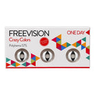 VisionOttica Infinity - FREEVISION Cat Eye White – bianche effetto gatto, giornaliere, confezione da 6 - Lenti a contatto